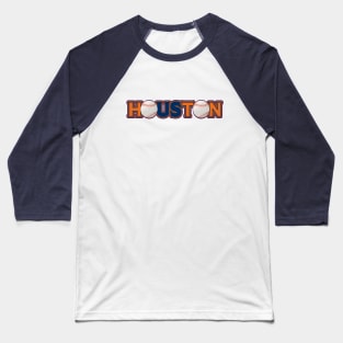 Houston Baseball Fan Us Against The World Baseball T-Shirt